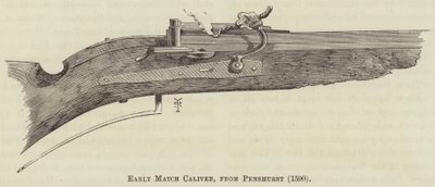 Early Match Caliver, from Penshurst (1590) by English School